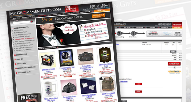 MyGoomsmensGifts Custom Website Design