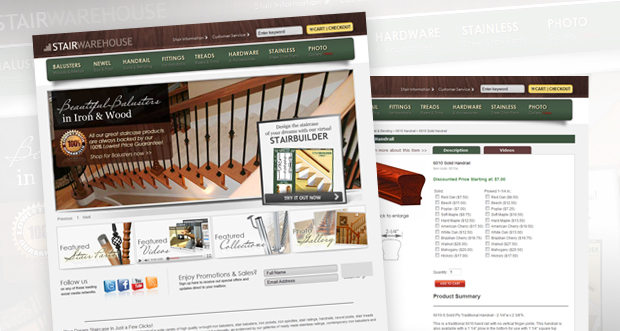 StairWarehouse Custom Website Design