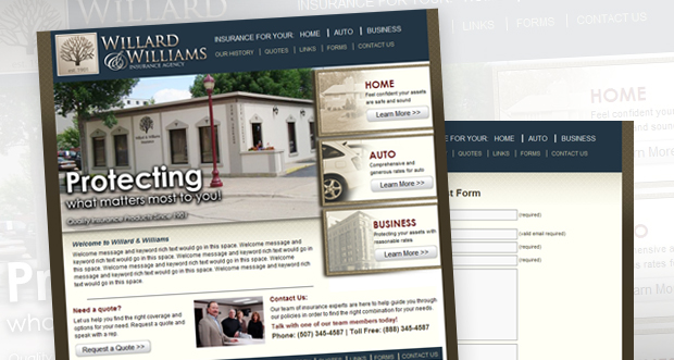 WillardandWilliams Custom Website Design